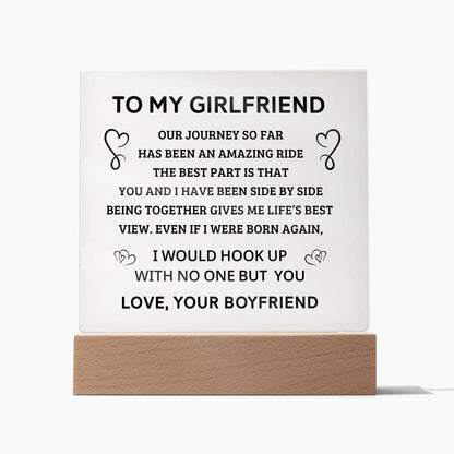 Gifts for Girlfriend - Acrylic Square Plaque