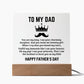 Father's Day Special Gift - Happy Father's Day - Acrylic Square Plaque