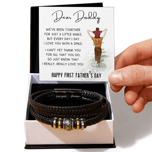 Father's Day Special Gift - Happy Father's Day - Love You Forever Bracelet