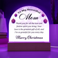 To My Beautiful Mom - Best Gift for Christmas - Acrylic Dome Plaque