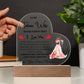Gifts for Future Wife - Acrylic Heart Plaque