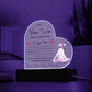 Gifts for Future Wife - Acrylic Heart Plaque
