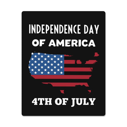 4th of July - Independence Day of America - High Gloss Metal Art Print - USA Independence Day