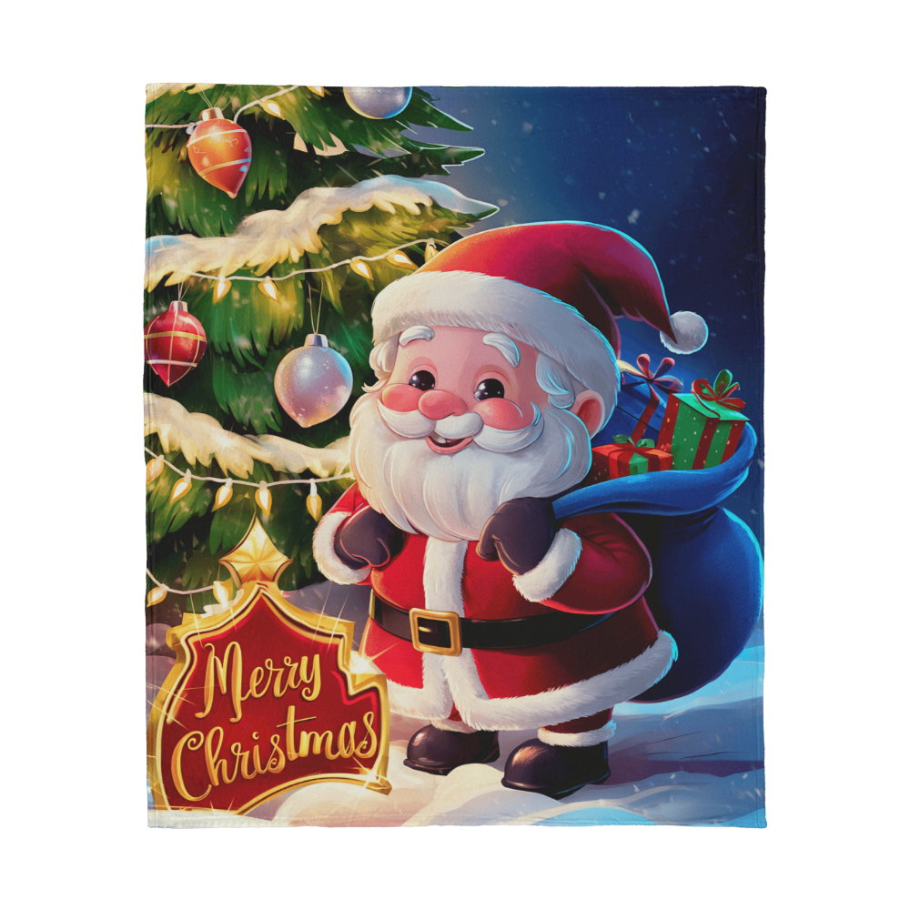 Santa - Best Gift for Christmas - Jersey Fleece Blanket