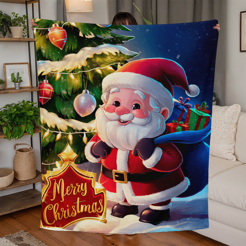 Santa - Best Gift for Christmas - Jersey Fleece Blanket