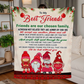 To My Best Friends - Gift for Christmas - Jersey Fleece Blanket