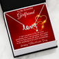 To My Beautiful Girlfriend - I can promise you - Best Gift For Valentine - Scripted Love Necklace