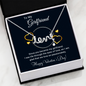 To My Girlfriend - Best Gift For Valentine - Scripted Love Necklace