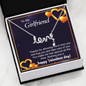 To My Girlfriend - Best Gift For Valentine - Scripted Love Necklace