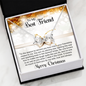 To My Best Friend - Christmas Gift - Scripted Love Necklace