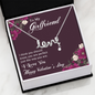 To My Girlfriend - You are the perfect - Best Gift For Valentine - Scripted Love Necklace