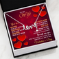 To My Wife - Best Gift For Valentine - Scripted Love Necklace