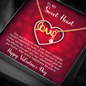 To My Sweet Heart - Best Gift For Valentine - Scripted Love Necklace