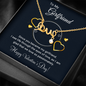 To My Girlfriend - Best Gift For Valentine - Scripted Love Necklace