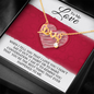 To My Love - Best Gift for Scripted Love Necklace