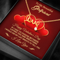 To My Beautiful Girlfriend - I love you - Best Gift For Valentine - Scripted Love Necklace