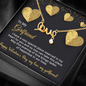To My Girlfriend - Best Gift For Valentine - Scripted Love Necklace