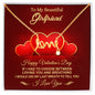 To My Beautiful Girlfriend - I love you - Best Gift For Valentine - Scripted Love Necklace
