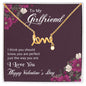 To My Girlfriend - You are the perfect - Best Gift For Valentine - Scripted Love Necklace