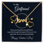 To My Girlfriend - Best Gift For Valentine - Scripted Love Necklace