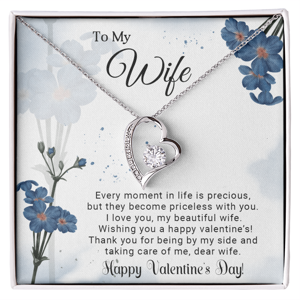 To My Wife - Best Gift For Valentine - Forever Love Necklace