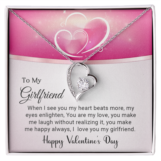 To My Girlfriend - You are my love - Best Gift For Valentine - Forever Love Necklace