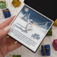 To My Beautiful Granddaughter - Christmas Gift - Forever Love Necklace