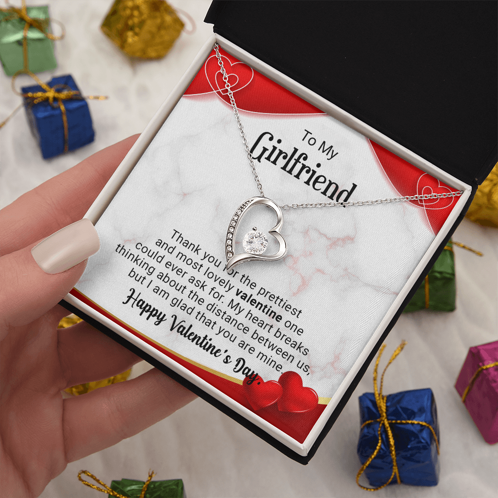 To My Girlfriend - Best Gift For Valentine - Forever Love Necklace