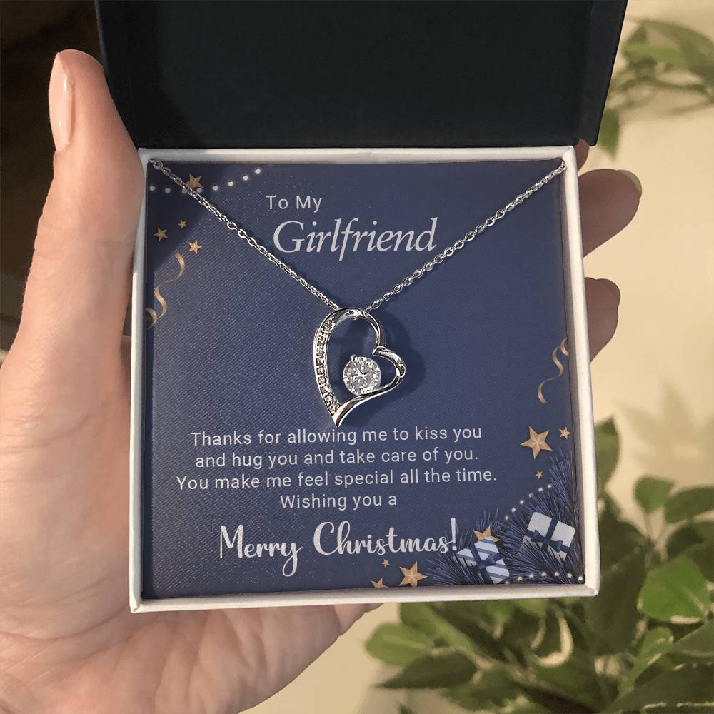 Girlfriend - Kiss - Christmas Gift - Forever Love Necklace