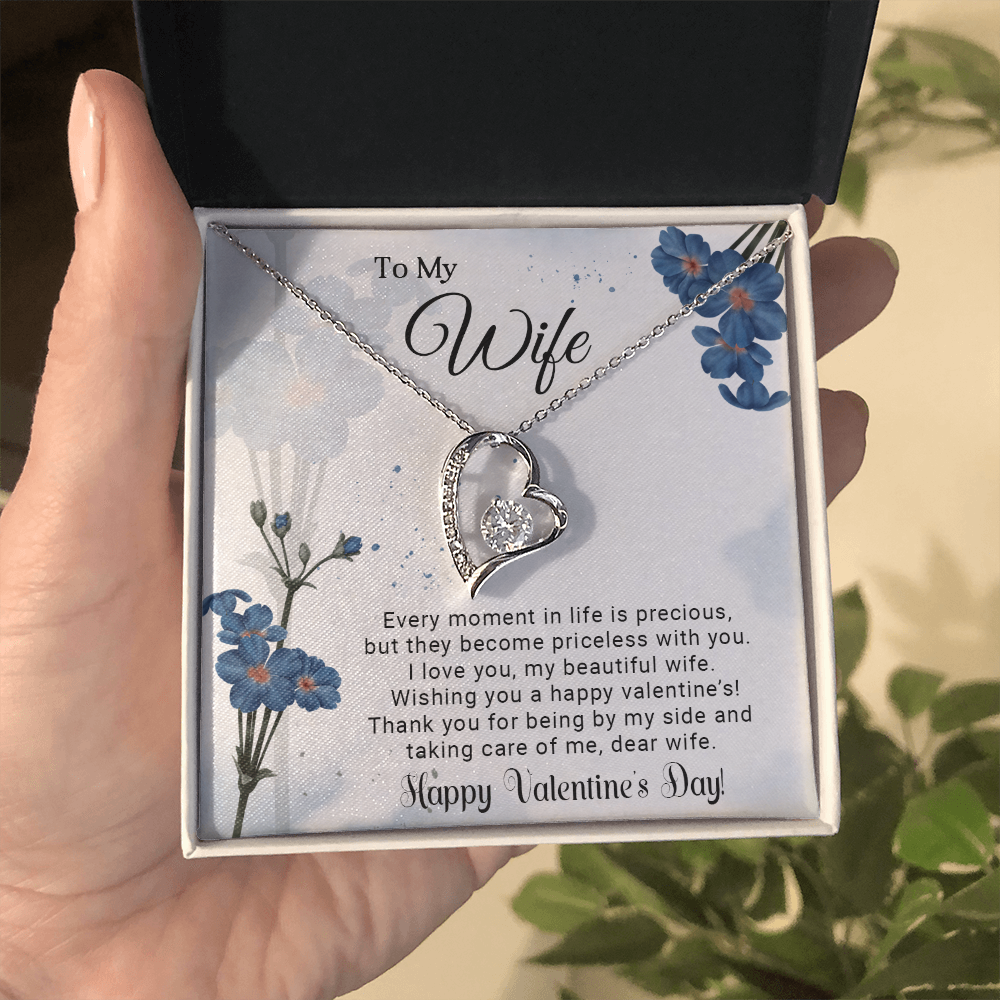 To My Wife - Best Gift For Valentine - Forever Love Necklace
