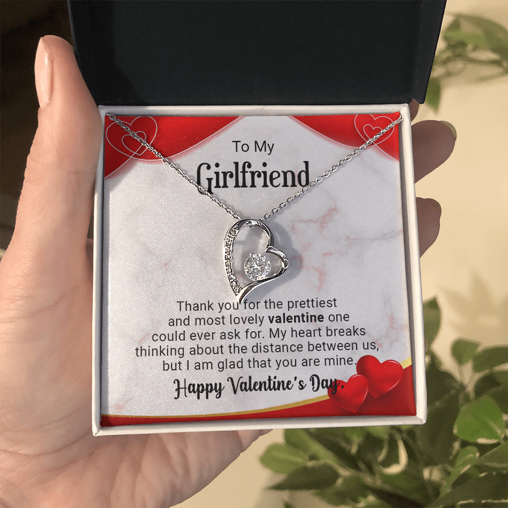 To My Girlfriend - Best Gift For Valentine - Forever Love Necklace