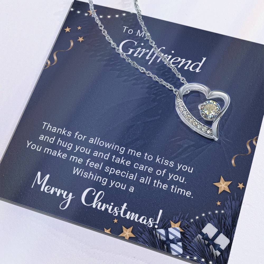 Girlfriend - Kiss - Christmas Gift - Forever Love Necklace