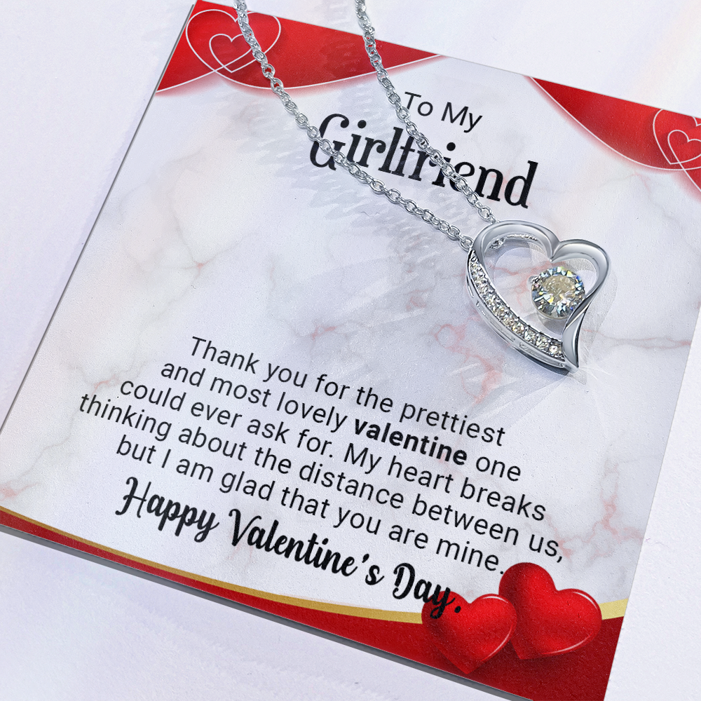 To My Girlfriend - Best Gift For Valentine - Forever Love Necklace