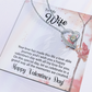 To My Wife - Best Gift For Valentine - Forever Love Necklace