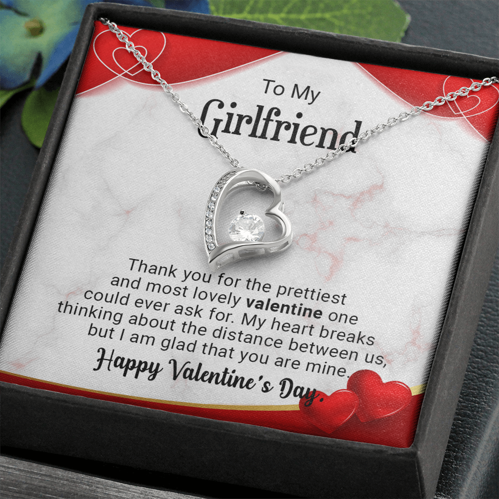 To My Girlfriend - Best Gift For Valentine - Forever Love Necklace