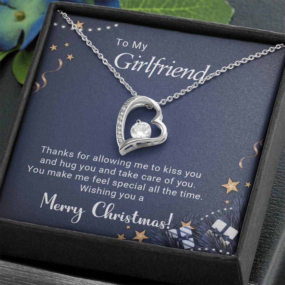 Girlfriend - Kiss - Christmas Gift - Forever Love Necklace