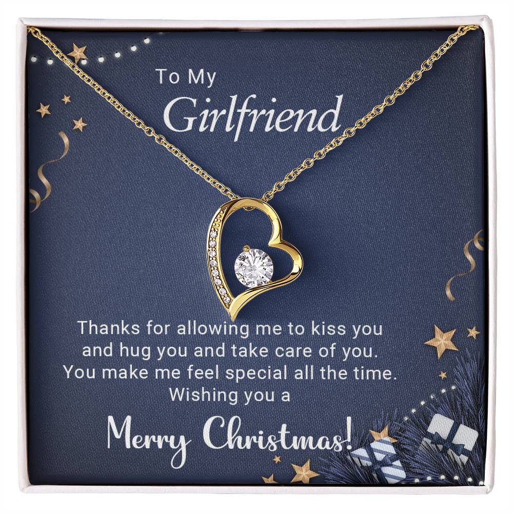 Girlfriend - Kiss - Christmas Gift - Forever Love Necklace