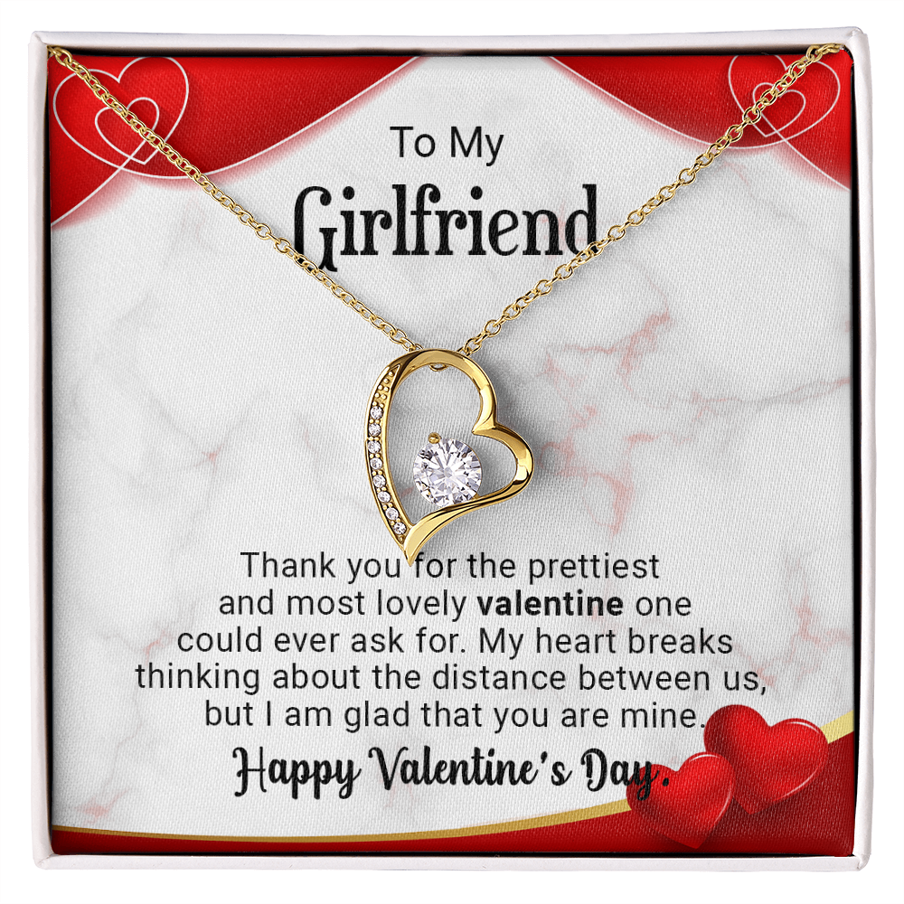 To My Girlfriend - Best Gift For Valentine - Forever Love Necklace