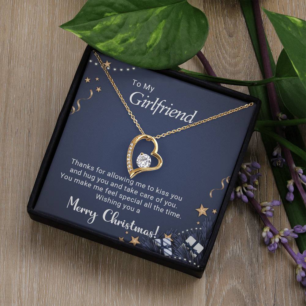 Girlfriend - Kiss - Christmas Gift - Forever Love Necklace