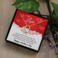 To My Love - You are my best friend - Best Gift For Valentine - Forever Love Necklace