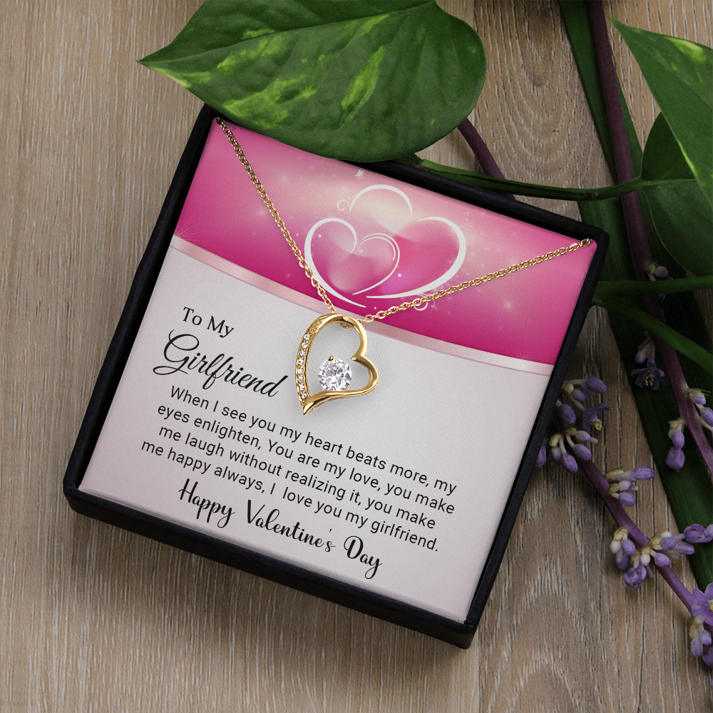 To My Girlfriend - You are my love - Best Gift For Valentine - Forever Love Necklace