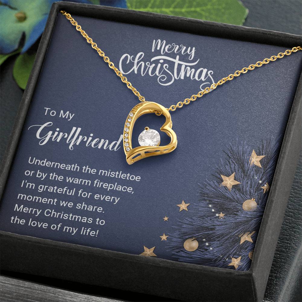 Girlfriend - Love Of My Life - Christmas Gift - Forever Love Necklace