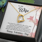 To My Wife - Best Gift For Valentine - Forever Love Necklace