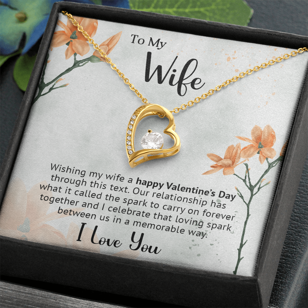 To My Gorgeous Wife - Best Gift For Valentine - Forever Love Necklace