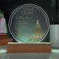 To My Man - Best Gift for Christmas - Acrylic Circle Plaque