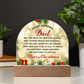 To My Amazing Dad - Best Gift for Christmas - Acrylic Dome Plaque