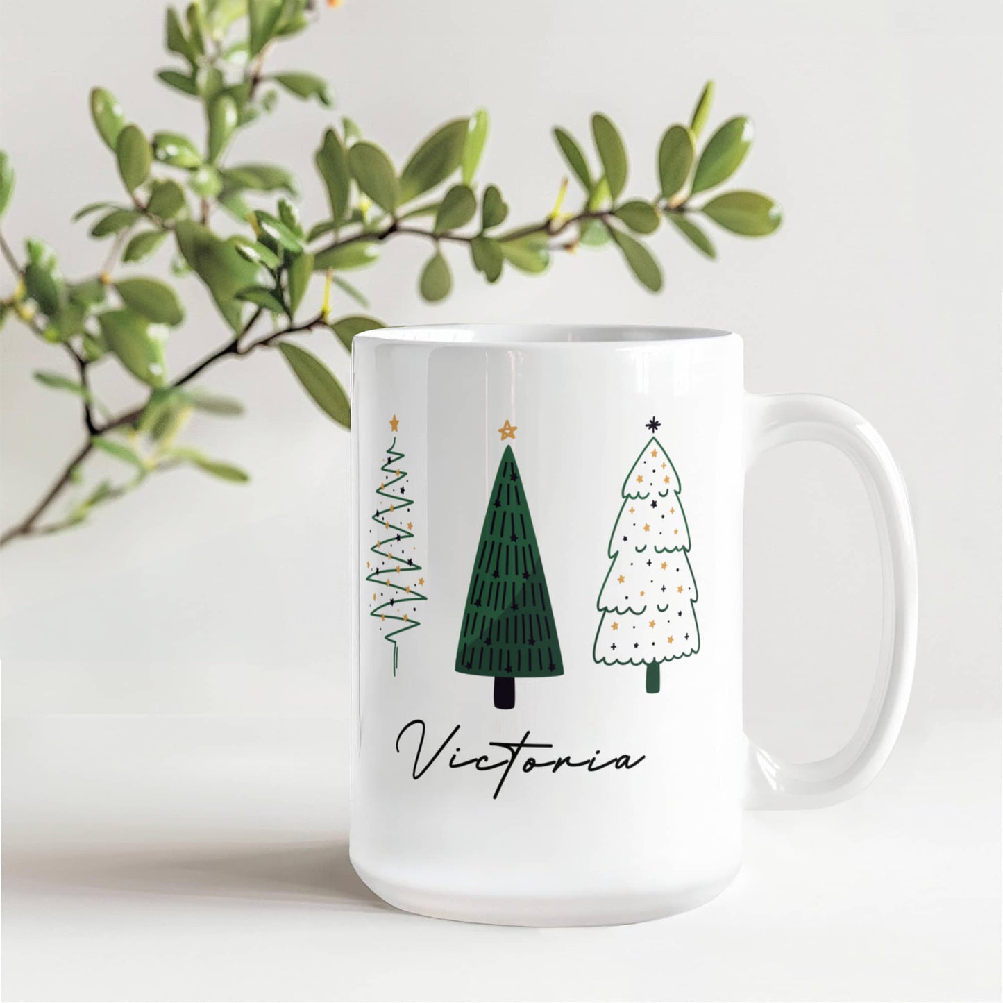 Best Gift for Christmas - White Ceramic Mug Multiple Variants