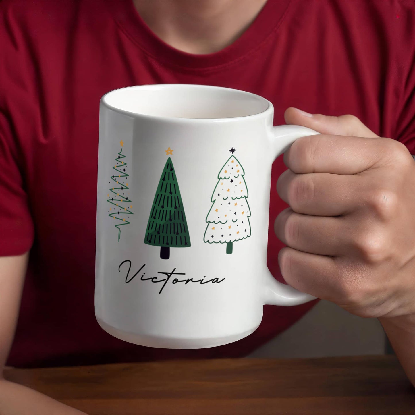 Best Gift for Christmas - White Ceramic Mug Multiple Variants